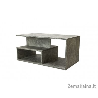 Topeshop PRIMA BETON kavos staliukas, staliukas prie lovos, kitas mažas staliukas Nestandartinė forma 1 kojos 7