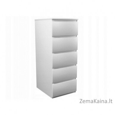 Topeshop W5 BIEL MAT chest of drawers