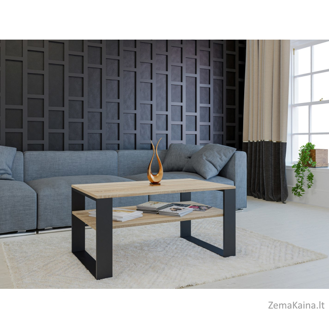 Topeshop MODERN 1P SON CZ kavos staliukas, staliukas prie lovos, kitas mažas staliukas Stačiakampio 2 kojos 3