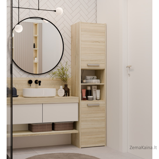 Topeshop S40 SONOMA vonios kambario spintelė Ąžuolas 6
