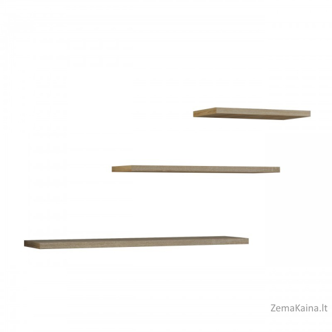 Topeshop TOBI 3P SONOMA lentyna Slanki lentyna Kabinamas ant sienos Smulkinių plokštė Ąžuolas, Medis 2