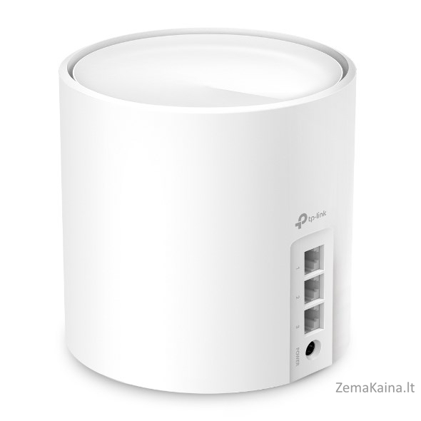 TP-Link Deco X50 Dviguba juosta (2,4 GHz / 5 GHz) Wi-Fi 6 (802.11ax) Balta 3 Vidinis