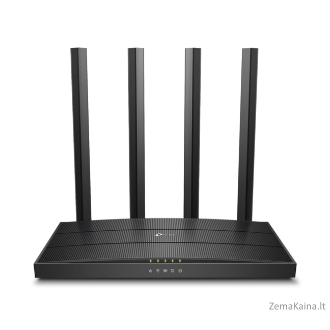 TP-LINK Archer C80 belaidis maršrutizatorius Gigabitinis eternetas Dviguba juosta (2,4 GHz / 5 GHz) 4G Juoda