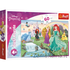 TREFL DISNEY PRINCESS Dėlionė „Princesės“ 60 det.