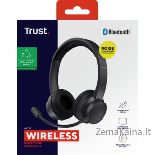 Trust Ayda Headset Wired & Wireless Head-band Calls/Music USB Type-C Bluetooth Black 9