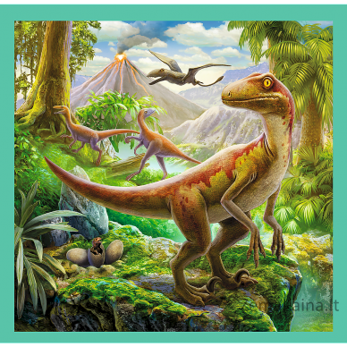 TREFL 3 dėlionių rinkinys „Dinozaurai“ 2