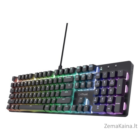 Trust GXT 871 Zora keyboard Gaming USB QWERTY US English Black