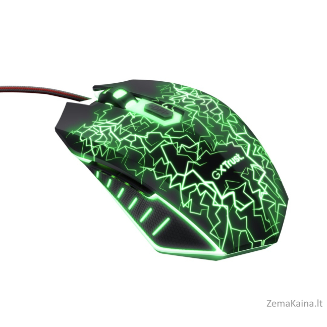 Trust GXT 105X Izza kompiuterio pelė Abiems rankoms USB A tipo Optinis 4000 DPI 1