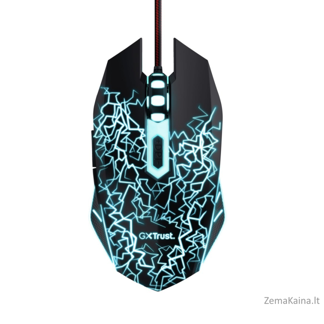 Trust GXT 105X Izza kompiuterio pelė Abiems rankoms USB A tipo Optinis 4000 DPI 2