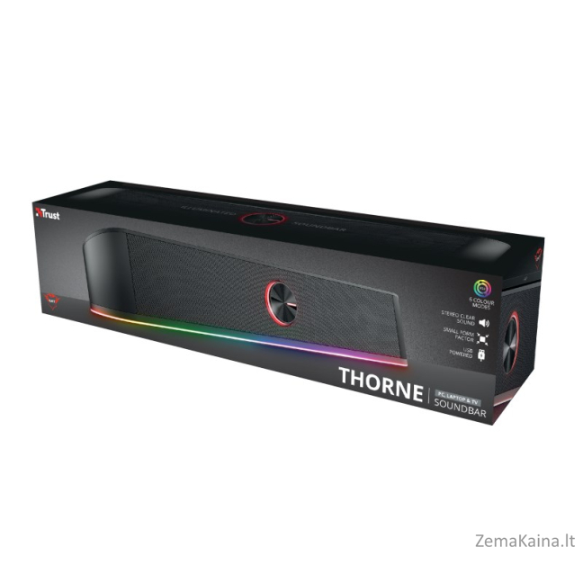 Trust GXT 619 Thorne Juoda 2.0 kanalai 6 W 6