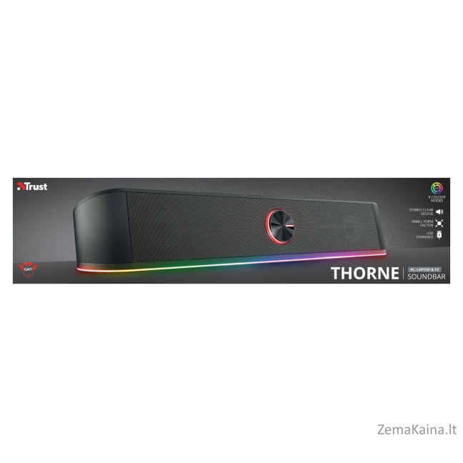 Trust GXT 619 Thorne Juoda 2.0 kanalai 6 W 7