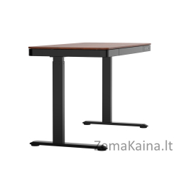 Tuckano Elektrinis reguliuojamo aukščio rašomasis stalas ET119W-C Juoda/Graikinis riešutas