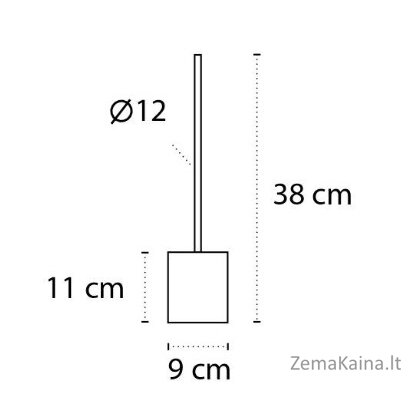 Tualeto šepetys Kapitan NETS 96 76, chromo 2