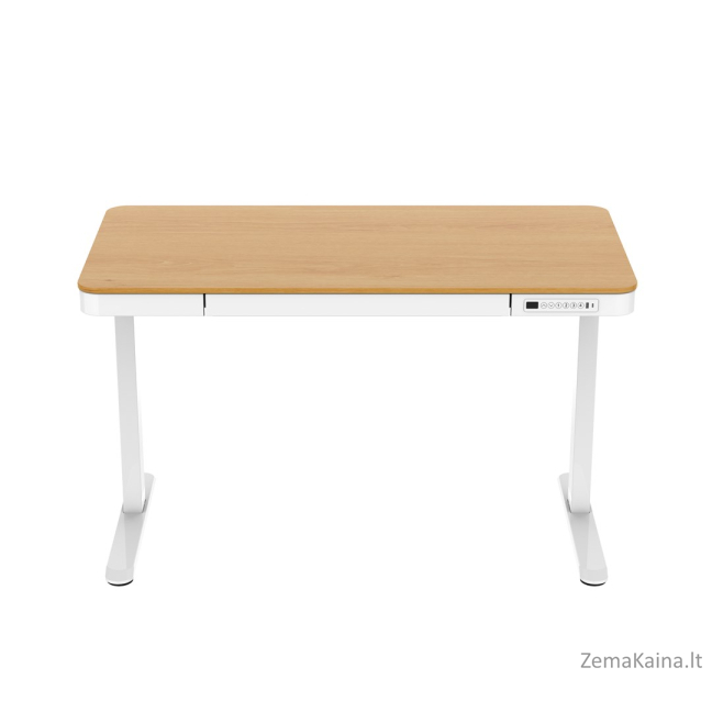 Tuckano Elektrinis reguliuojamo aukščio rašomasis stalas ET119W-C baltas/ąžuolas 4