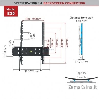 TV laikiklis BARKAN E30.B 56&34 1