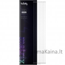 Twinkly Matrix – 500 RGB LED Lampki w kształcie pereł, przezroczysty przewód, 1.7x7.8ft typ wtyczki F