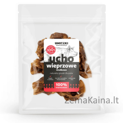 UNISZKI Vidurinė kiaulės ausis - skanėstas šunims - 200 g