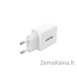 UNTIEK CHARGER 2X USB-A, 12W, WHITE, P1113A-EU