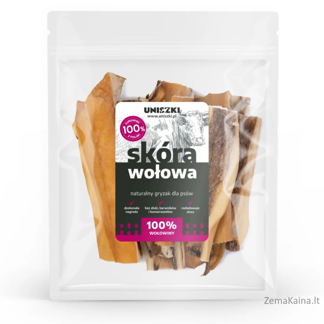 UNISZKI Jautienos oda - skanėstas šunims - 100 g