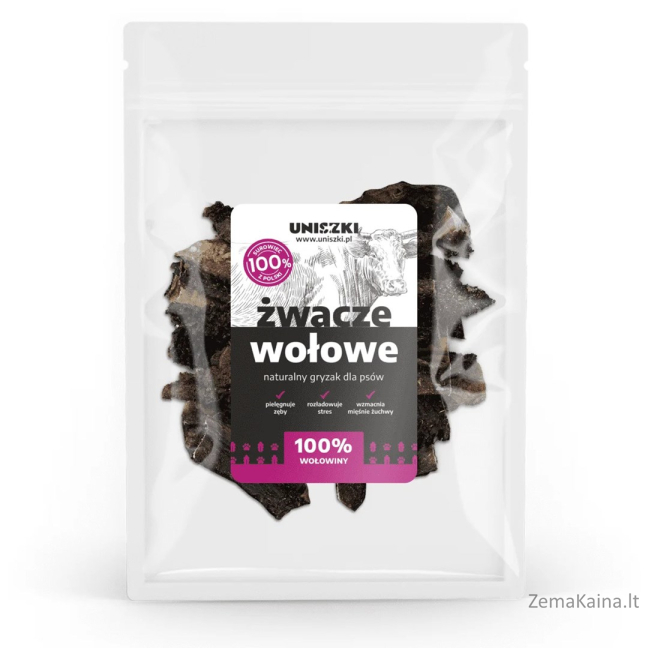 UNISZKI Jautienos skrandžiai - skanėstas šunims - 100g