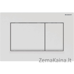 Vandens nuleidimo mygtukas Geberit Sigma 30, 115.883.01.1, matinis baltas