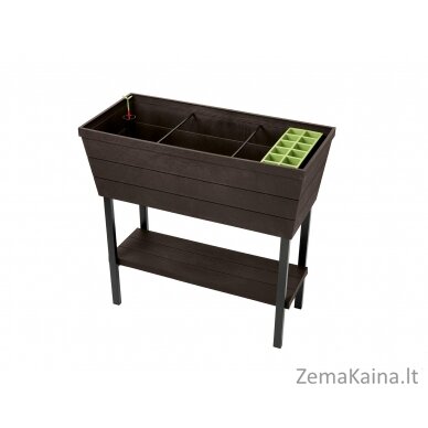 Vazonas su savaiminio drėkinimo sistema Keter URBAN BLOOMER, 233062, rudas