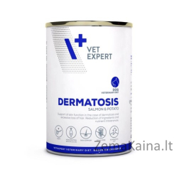 VET EXPERT Veterinary Diet Dermatosis Dog Lašiša & Bulvės - šlapias maistas šunims - 400g