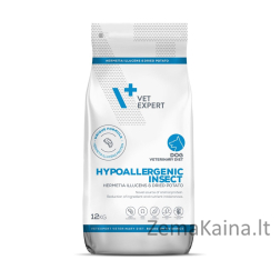 VET EXPERT Veterinary Diet Hypoallergenic Insect Dog - sausas šunų maistas - 12 kg