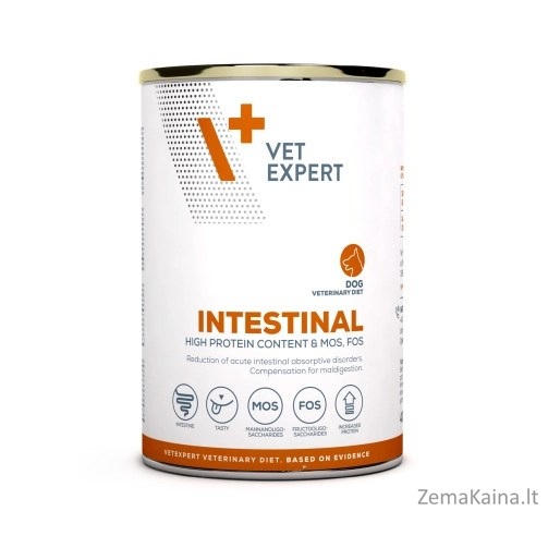 VET EXPERT Veterinary Diet Intestinal Dog - šlapias maistas šunims - 400g 1