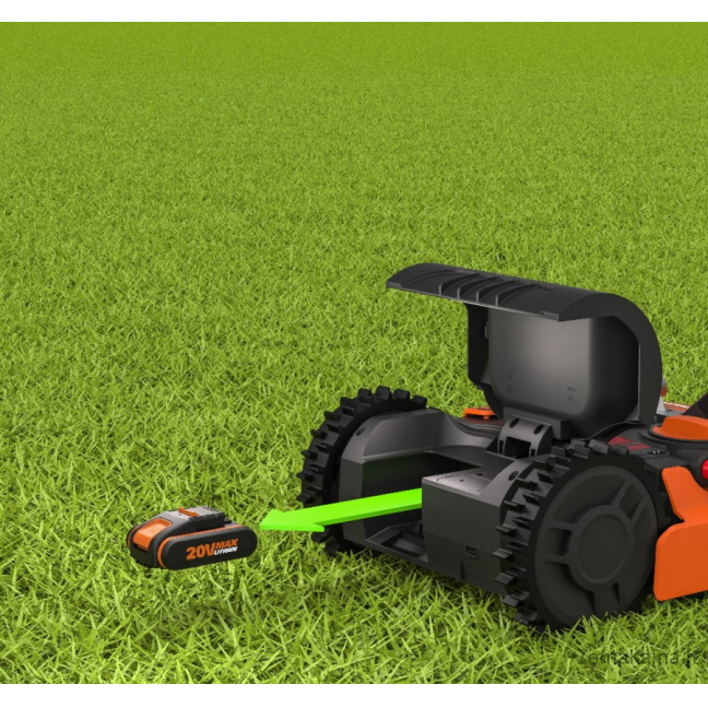 Vejos robotas Worx Landroid L2000, WR155E 1