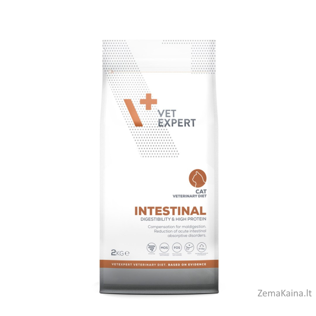 VET EXPERT Veterinary Diet Intestinal Cat - sausas maistas katėms - 2 kg 1