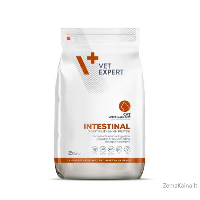 VET EXPERT Veterinary Diet Intestinal Cat - sausas maistas katėms - 2 kg