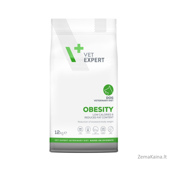 VET EXPERT Veterinary Diet Obesity Dog - sausas šunų maistas - 12 kg