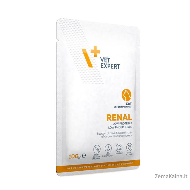 VET EXPERT Veterinary Diet Renal Cat - šlapias maistas katėms - 100g 1