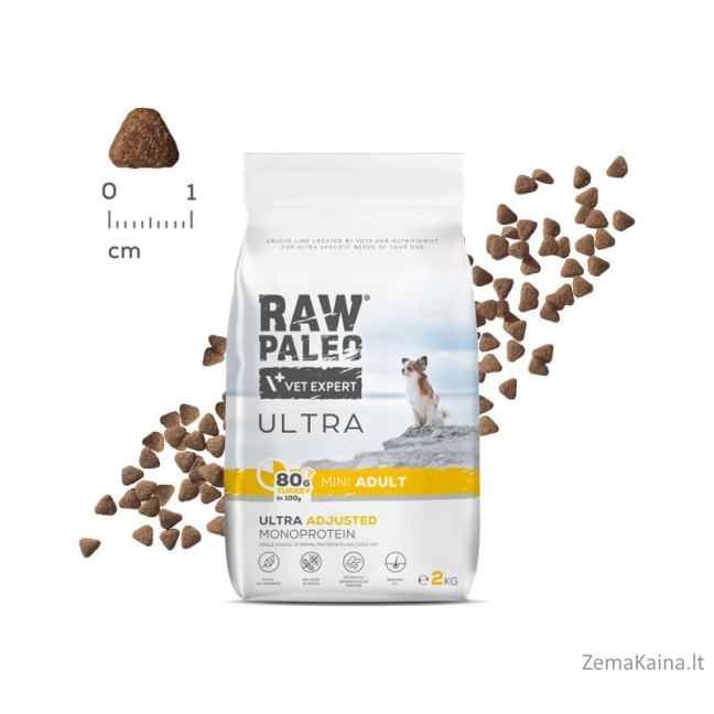 VetExpert Raw Paleo Ultra Indyk Mini Adult 2kg 2