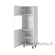Vitrina PAFOS 60x40x182 cm balta matinė