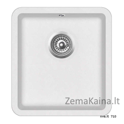 Virtuvės plautuvė AQUASANITA ARCA SQA101W 710 Alba -With, uždaromas ventilis