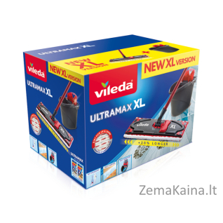Vileda Ultramax XL Box mop Dry&wet Microfiber Black, Red