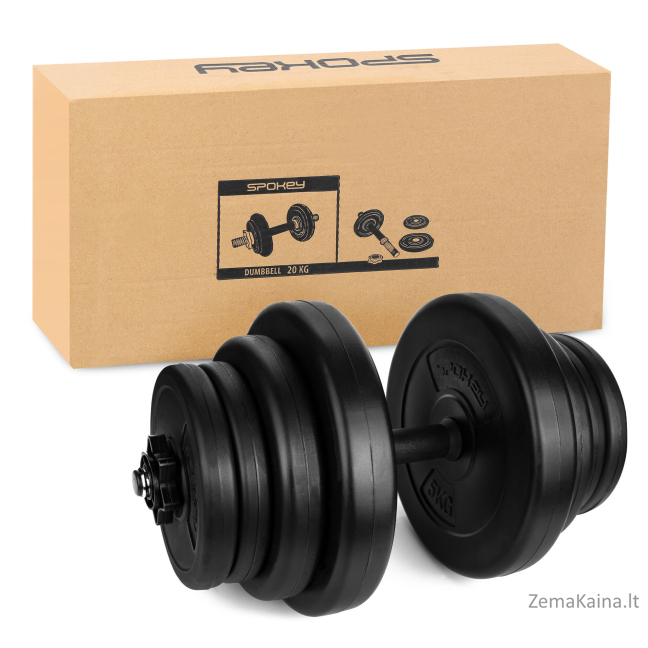 VIENAS Hantelių RINKINYS SPOKEY BURDEN 20KG 7