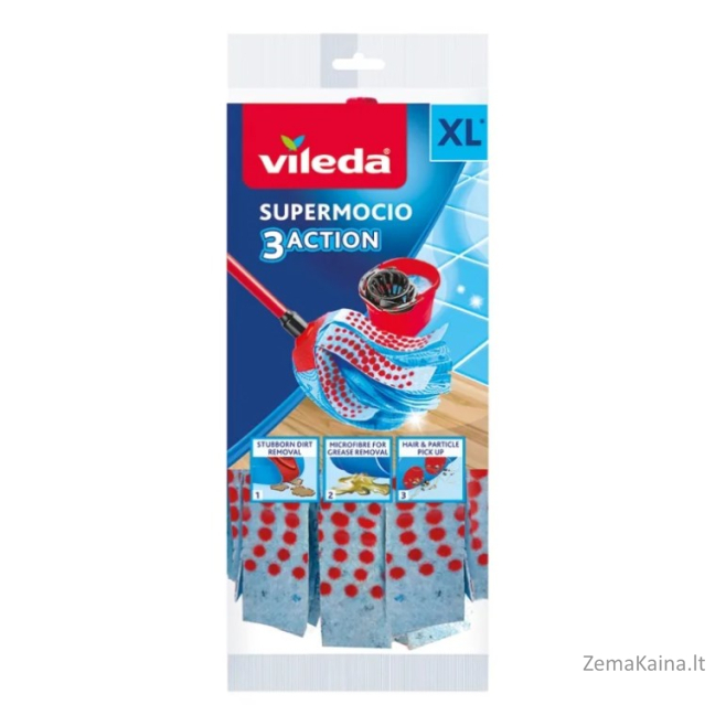 Vileda 4073 mopping system/bucket Single tank Red 9