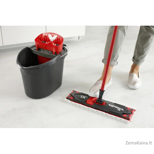 Vileda Ultramax XL Box mop Dry&wet Microfiber Black, Red 6