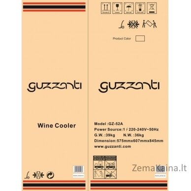 Vyno šaldytuvas Guzzanti GZ 52A 4