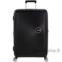 Walizka średnia American Tourister Soundbox EXP - bass black