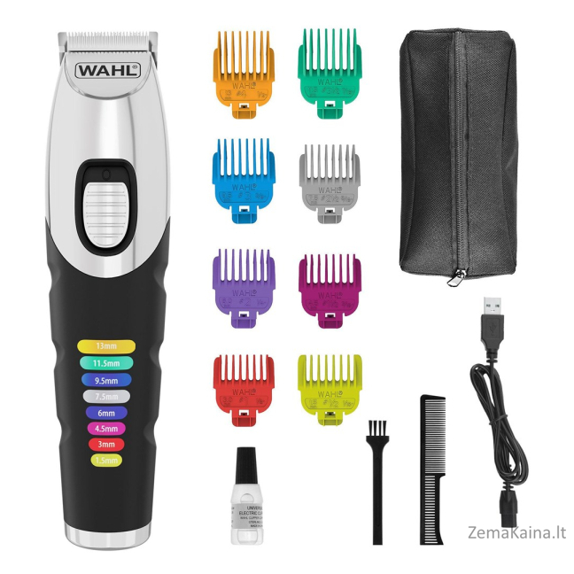 Wahl Color Trim AC-Baterija 8 1,3 cm Juoda, Nerūdijančiojo plieno 2