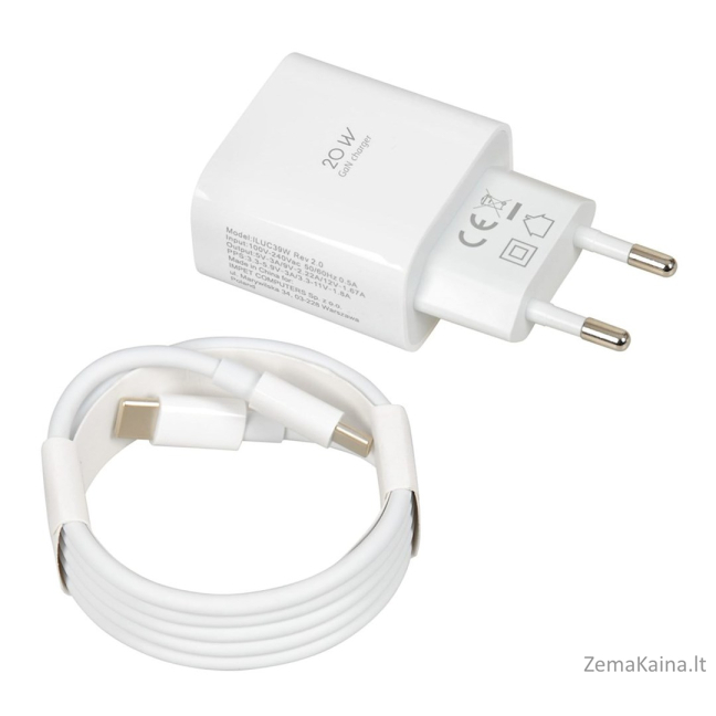 WALL CHARGER I-BOX C-39 USB-C PD20W WITH CABLE