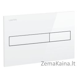 WC klavišas Laufen LIS Dual Flush, baltas 8956610000001