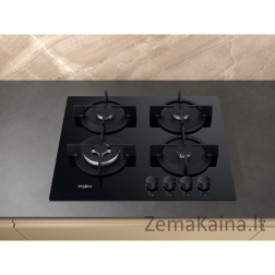 Whirlpool AKT 625/NB1 Juoda Įmontuoti 59 cm Dujinė 4 zone(s)