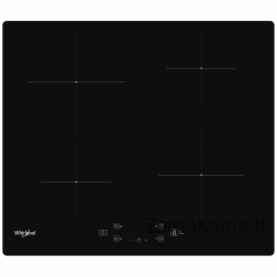 Whirlpool WS Q2160 NE Juoda Įmontuoti 59 cm Indukcinė viryklė, padalyta į sritis 4 zone(s)