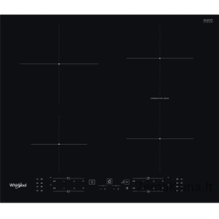 Whirlpool WB B8360 NE viryklė Juoda Įmontuoti 59 cm Indukcinė viryklė, padalyta į sritis 4 zone(s)