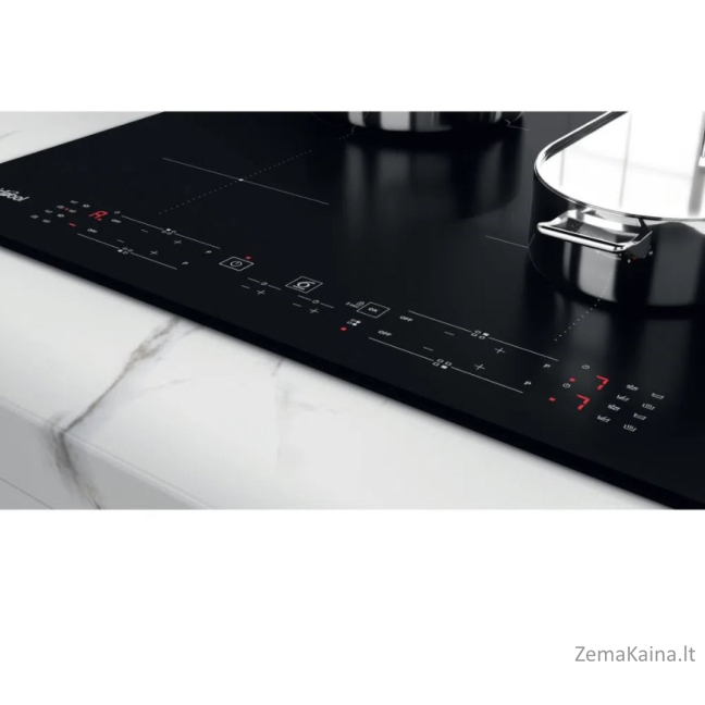 Whirlpool WB B8360 NE viryklė Juoda Įmontuoti 59 cm Indukcinė viryklė, padalyta į sritis 4 zone(s) 4